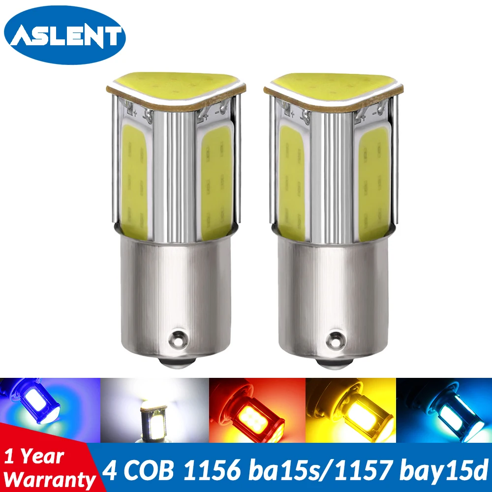 ASLENT 2pcs p21w bay15d ba15s P21/5W 1156 1157 COB 12v auto Brake light White Yellow car led Bulbs rear Turn signal lamp parking
ASLENT 2pcs p21w bay15d ba15s P21/5W 1156 1157 COB 12v auto Brake light White Yellow car led Bulbs rear Turn signal lamp parking