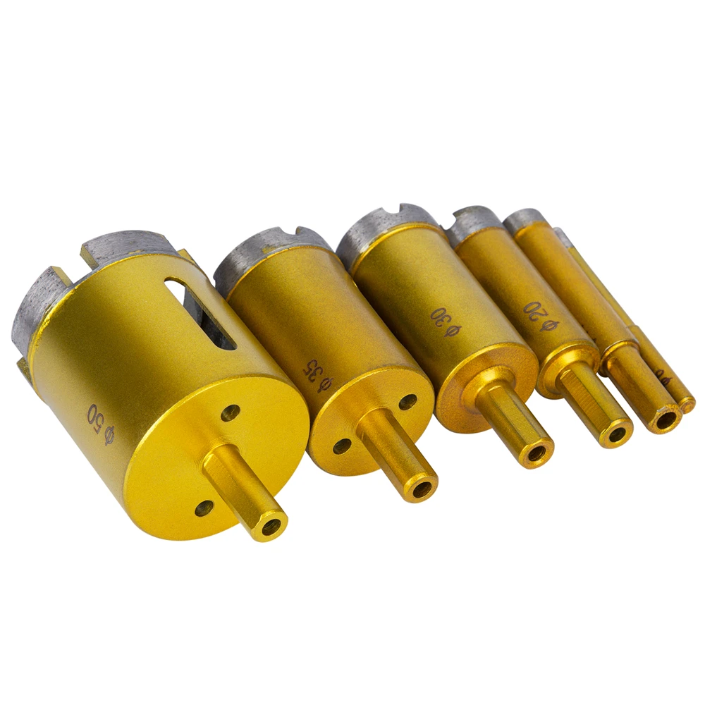 COCOSOLY 6Pcs 6/14/20/30/35/50mm Diamond Drill Bit Sets for Marble Granite Stone Ceramic Tile Core Drill Bits
COCOSOLY 6Pcs 6/14/20/30/35/50mm Diamond Drill Bit Sets for Marble Granite Stone Ceramic Tile Core Drill Bits