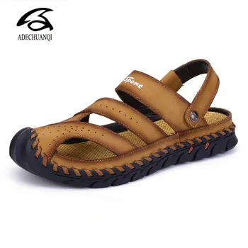 Summer sandals men's leather classic Roman sandals slippers outdoor beach rubber flip flops men's water hiking sandals
Summer sandals men's leather classic Roman sandals slippers outdoor beach rubber flip flops men's water hiking sandals