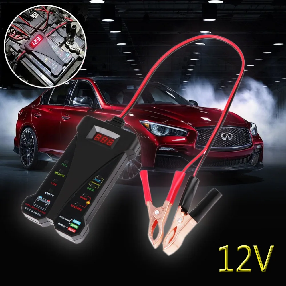 Convenient Long Lifespan 12V Car Durable Portable LED Auto Diagnostic Tool Safety Vehicle Digital Battery Tester Analyzer#291730
Convenient Long Lifespan 12V Car Durable Portable LED Auto Diagnostic Tool Safety Vehicle Digital Battery Tester Analyzer#291730