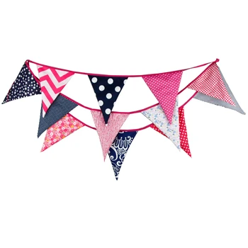 3.6m 12 Flags 17*22*22cm Rose Red Series Cotton Banner Pennant Garland Kids Baby Shower Birthday Bunting Wedding Party Decor
3.6m 12 Flags 17*22*22cm Rose Red Series Cotton Banner Pennant Garland Kids Baby Shower Birthday Bunting Wedding Party Decor