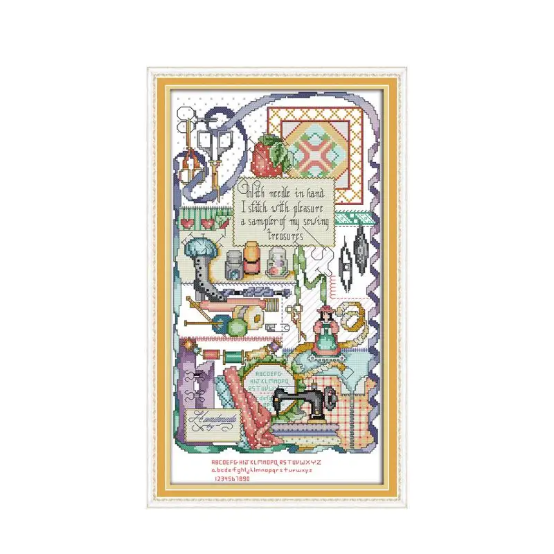 Joy Sunday Cross Stitch Kits Cartoon Style Pattern DMC 11ct 14ct Printed Canvas Cross Stitch Kits Embroidery Needlework Sets
Joy Sunday Cross Stitch Kits Cartoon Style Pattern DMC 11ct 14ct Printed Canvas Cross Stitch Kits Embroidery Needlework Sets