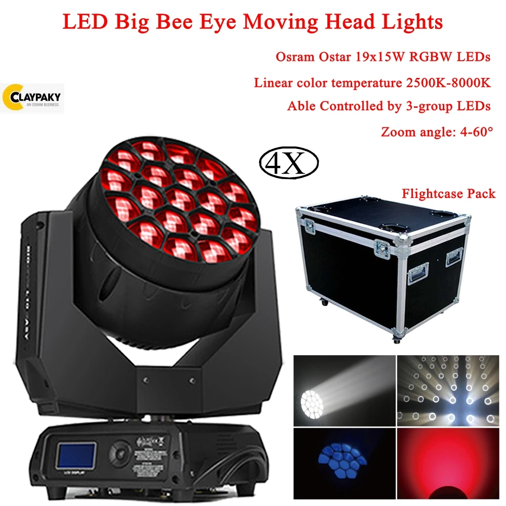 4 шт./лот, LED 19x15 Вт RGBW 4 в 1, глаза пчелы, большие глаза, сценические огни с вращающимся зумом, дискотека, DJ-бар, вечерние ночники
4 шт./лот, LED 19x15 Вт RGBW 4 в 1, глаза пчелы, большие глаза, сценические огни с вращающимся зумом, дискотека, DJ-бар, вечерние ночники