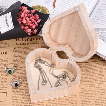 Heart Shape Wood Jewelry Box Wedding Gift Makeup Cosmetic Earrings Ring Desk Rangement Make Up Wooden Organizer Storage Box
Heart Shape Wood Jewelry Box Wedding Gift Makeup Cosmetic Earrings Ring Desk Rangement Make Up Wooden Organizer Storage Box