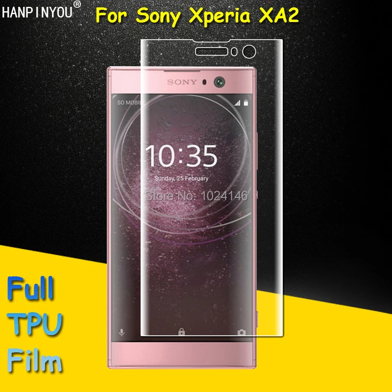 Full Coverage Clear Soft TPU Film Screen Protector For Sony Xperia XA2 / Dual 5.2 Inch , Cover Curved Parts (Not Tempered Glass)
Full Coverage Clear Soft TPU Film Screen Protector For Sony Xperia XA2 / Dual 5.2 Inch , Cover Curved Parts (Not Tempered Glass)