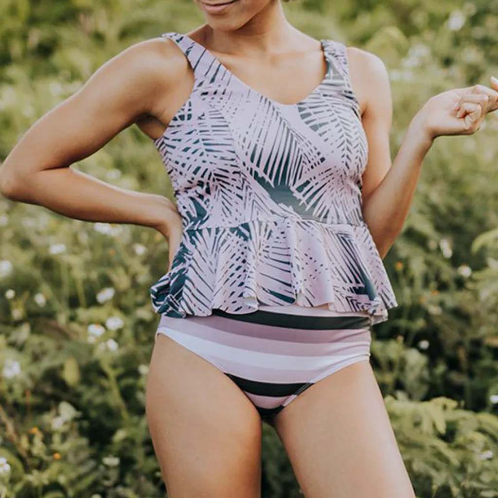 2018 swimwear women tankini Women Plus Size Stripe Leaf Bandage Bikini Jumpsuit Swimsuit Beachwear #XTN
2018 swimwear women tankini Women Plus Size Stripe Leaf Bandage Bikini Jumpsuit Swimsuit Beachwear #XTN