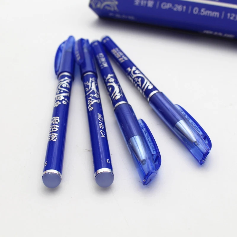 New Arrival Erasable Pen 0.5mm Needle Tube Blue/Black Ink Gel Pen For School Blue Color Students Supplies Office Stationery
New Arrival Erasable Pen 0.5mm Needle Tube Blue/Black Ink Gel Pen For School Blue Color Students Supplies Office Stationery
