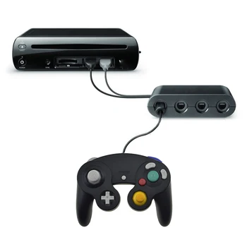 Replacement 4 Ports GameCube Controller Adapter Converter For Nintend Wii U For Wii U
Replacement 4 Ports GameCube Controller Adapter Converter For Nintend Wii U For Wii U