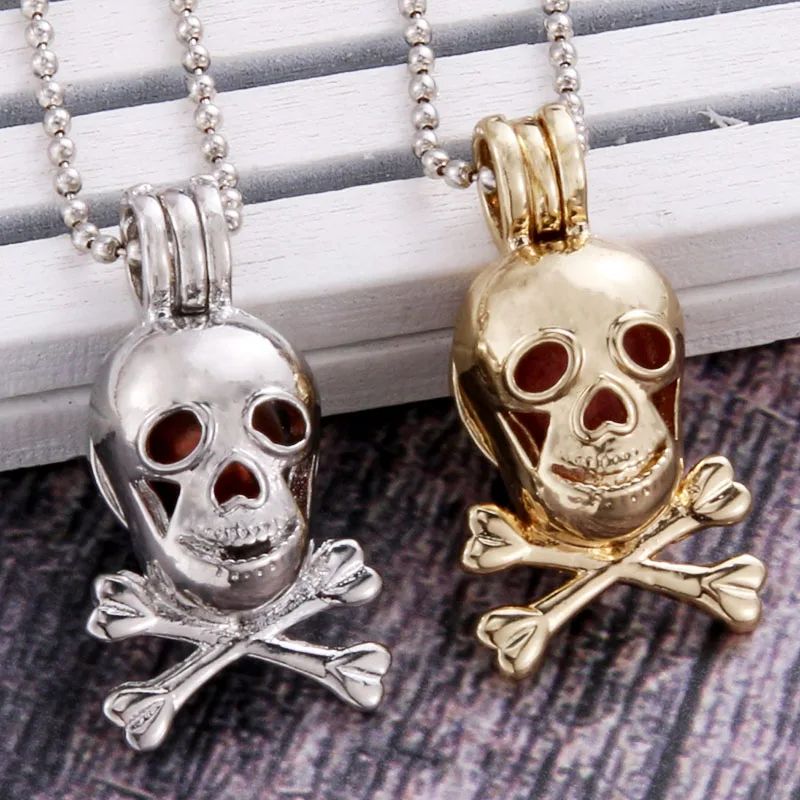 2 colors Ghost head Aroma Diffuser Necklace Perfume Essential Oil Diffuser Aromatherapy Pendant Necklace Pearl cage Pendant
2 colors Ghost head Aroma Diffuser Necklace Perfume Essential Oil Diffuser Aromatherapy Pendant Necklace Pearl cage Pendant
