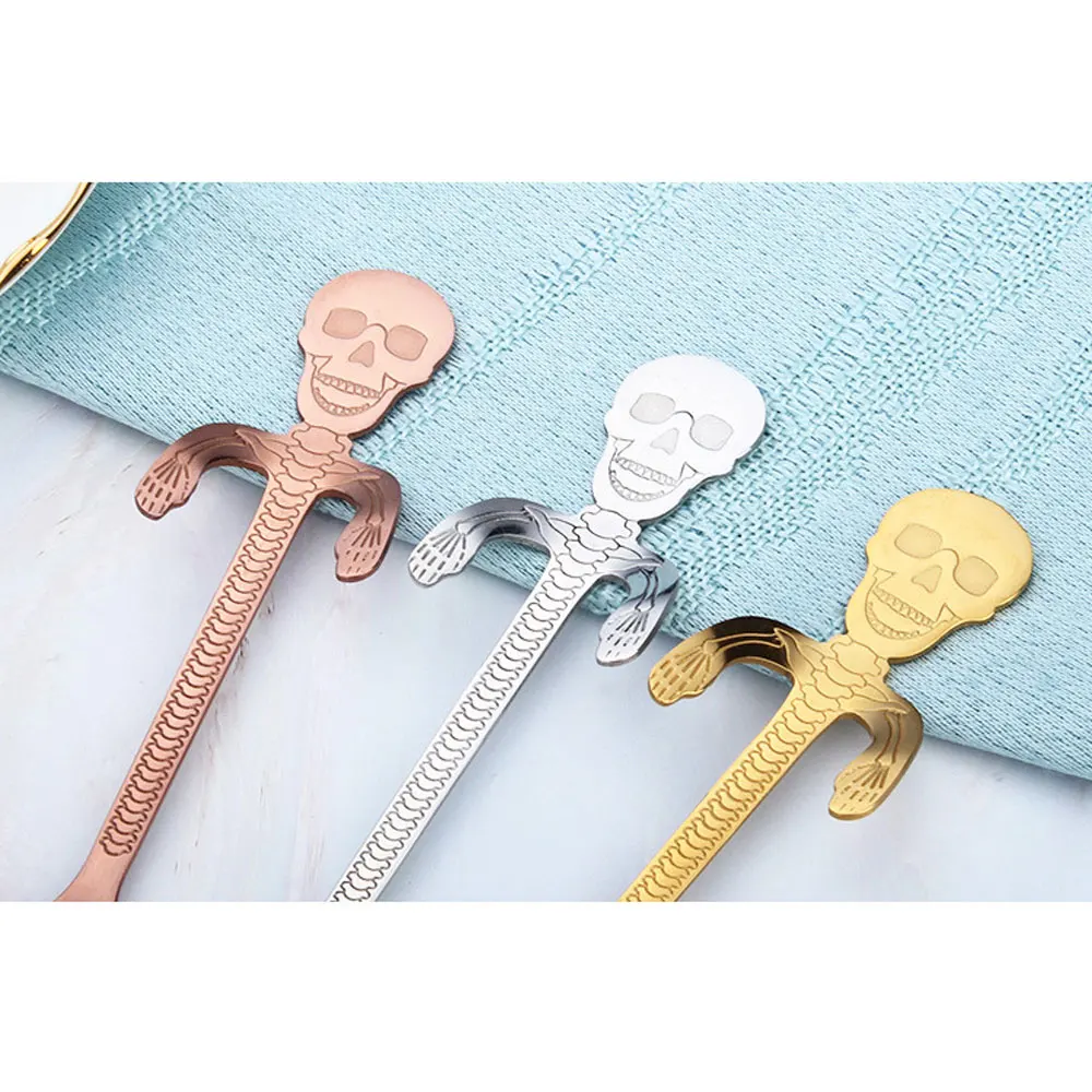 1Pcs Skull Stainless Steel Coffee Spoon Tea Coffee Ice Cream Spoon Teaspoon Tea Soup Sugar Dessert Appetizer Seasoning Bistro Sp
1Pcs Skull Stainless Steel Coffee Spoon Tea Coffee Ice Cream Spoon Teaspoon Tea Soup Sugar Dessert Appetizer Seasoning Bistro Sp