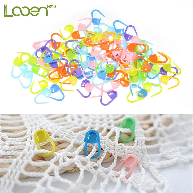 Looen Plastic Stitch Markers Mix Colors Knitting Crochet Locking Stitch Knitting Holder Needle Sewing Accessories 20pcs-120pcs
Looen Plastic Stitch Markers Mix Colors Knitting Crochet Locking Stitch Knitting Holder Needle Sewing Accessories 20pcs-120pcs
