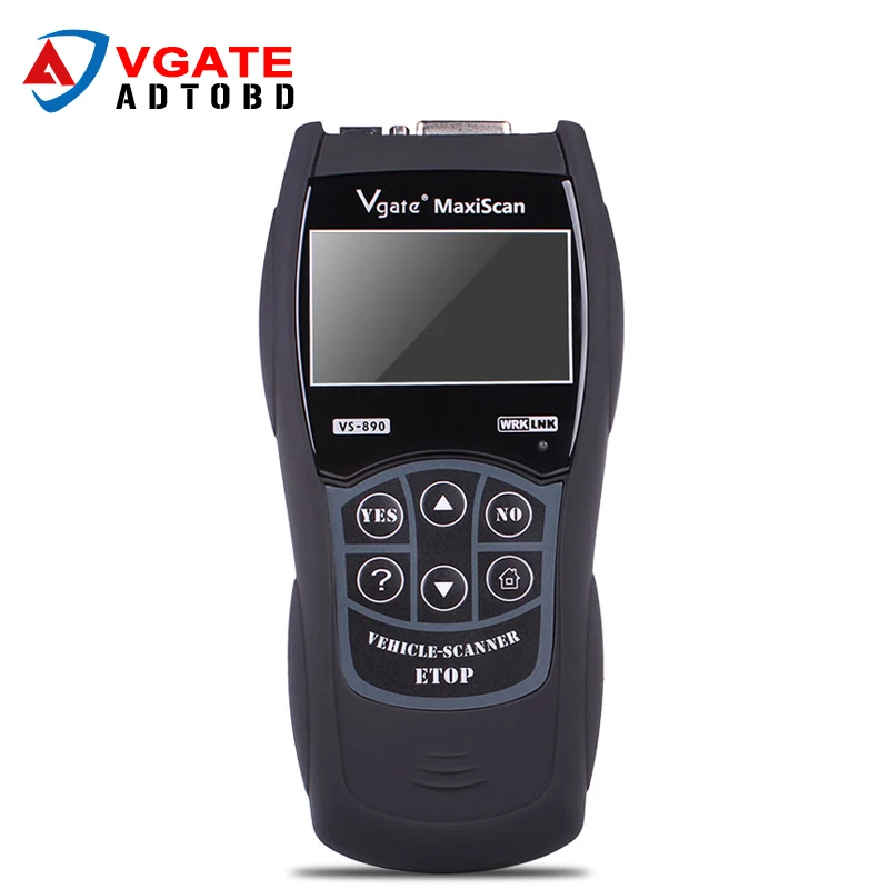 

Vgate VS890 Universal Diagnostic Scanner OBD2 SCAN Multi-Cars VS-890 Full CAN-BUS Multi-Languages VS 890 Code Reader Free Ship