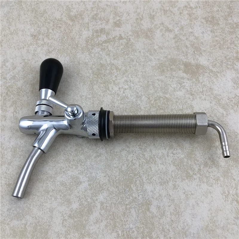Adjustable Draft Beer Faucet G5/8 130mm Long Shank With Chrome Plating For Kegerator Tap Homebrew Dispenser Bar Wine Tools
Adjustable Draft Beer Faucet G5/8 130mm Long Shank With Chrome Plating For Kegerator Tap Homebrew Dispenser Bar Wine Tools