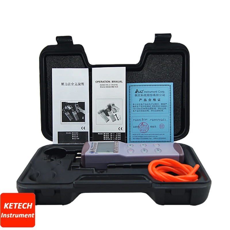 100psi Manometer Digital Pressure Gauge Differential Pressure Meter AZ82100
100psi Manometer Digital Pressure Gauge Differential Pressure Meter AZ82100