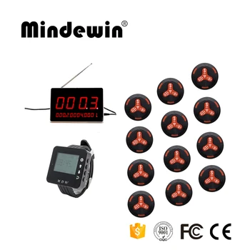 2017 Hot Sale Restaurant Wireless Calling System 1 LED Display Receiver +1 Wrist Watch Receiver +12 Waterproof Calling Button 
2017 Hot Sale Restaurant Wireless Calling System 1 LED Display Receiver +1 Wrist Watch Receiver +12 Waterproof Calling Button