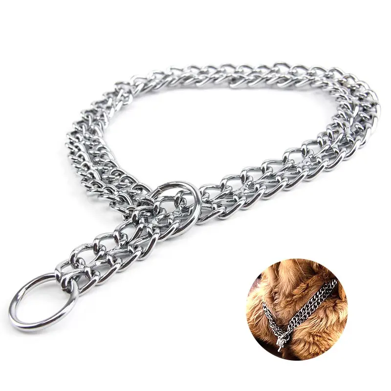 Duplex Adjustable Metal Stainless Steel Snake Chain Dog Collar Training Show Name Tag Collar Safety Control for Small Big Dog
Duplex Adjustable Metal Stainless Steel Snake Chain Dog Collar Training Show Name Tag Collar Safety Control for Small Big Dog