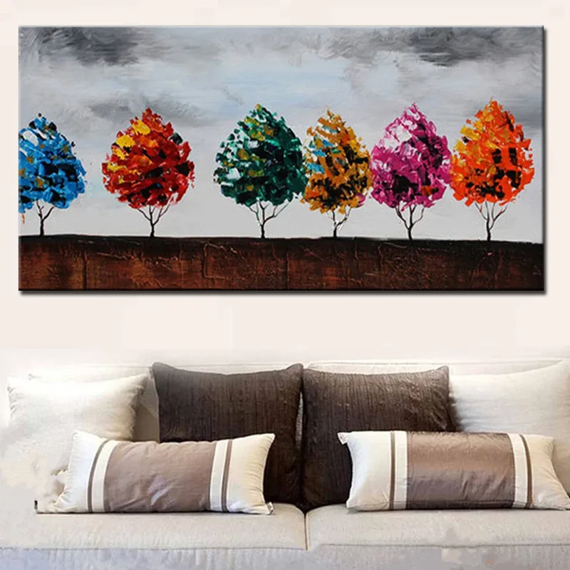 Large Colorful Knife Trees Scenery Pictures Painting Handpainted Abstract Landscape Oil Paintings on Canvas Home Decor Wall Art
Large Colorful Knife Trees Scenery Pictures Painting Handpainted Abstract Landscape Oil Paintings on Canvas Home Decor Wall Art