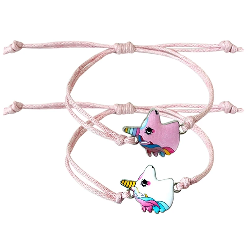 2019 Cute Women Pink Unicorn Charms Bracelets Adjustable Crystal Beads Bracelet for Child Birthday Fashion Jewelry GiftS
2019 Cute Women Pink Unicorn Charms Bracelets Adjustable Crystal Beads Bracelet for Child Birthday Fashion Jewelry GiftS