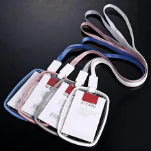 5 pcs/lot High Quality Acrylic Transparent Badge Holder With Lanyard Vertical Style Drop Resistance Can Put Two IC Card
5 pcs/lot High Quality Acrylic Transparent Badge Holder With Lanyard Vertical Style Drop Resistance Can Put Two IC Card