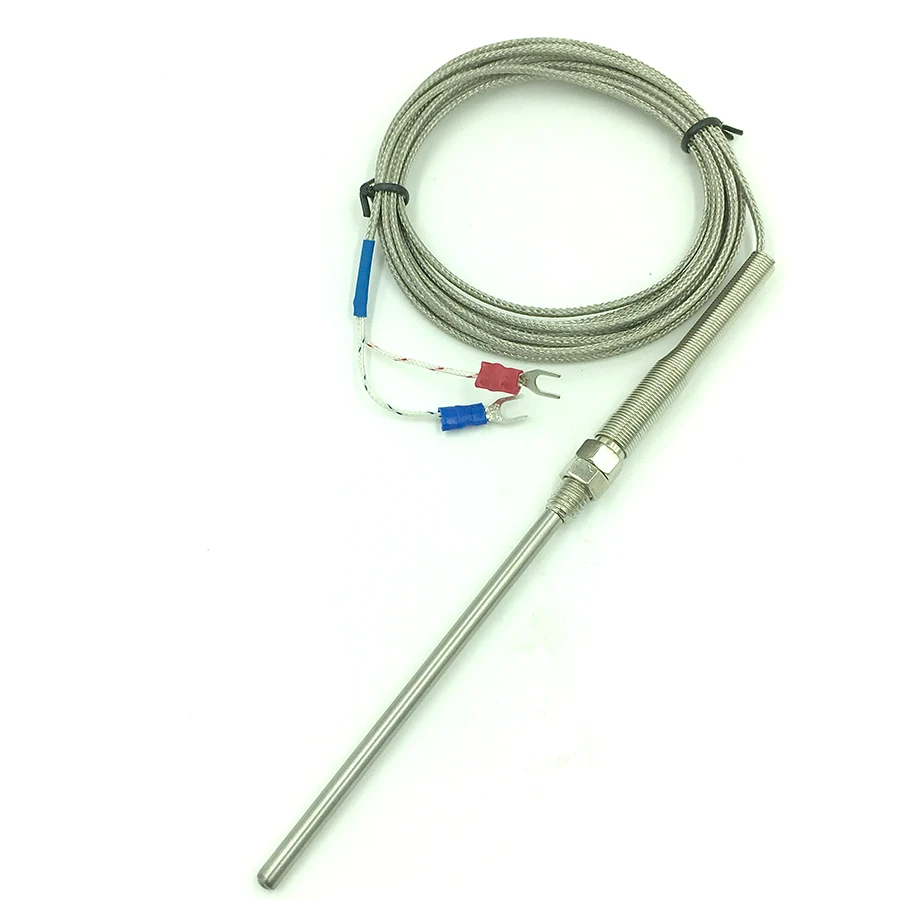 New 3M Stainless Steel Thermocouple Sensor K type 100mm Thermocouple Probe Sensor 0~400 Degree
New 3M Stainless Steel Thermocouple Sensor K type 100mm Thermocouple Probe Sensor 0~400 Degree