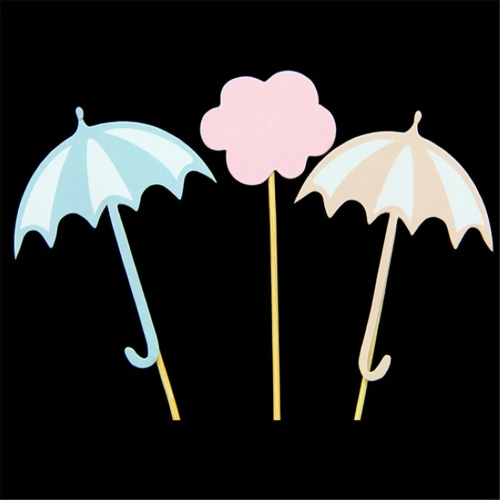 CRLEY Wholesale 6pcs/lot Cupcake Topper Umbrella Cloud Birthday Wedding Dessert Decorating Supplies Paper Cake Insert Decoration
CRLEY Wholesale 6pcs/lot Cupcake Topper Umbrella Cloud Birthday Wedding Dessert Decorating Supplies Paper Cake Insert Decoration