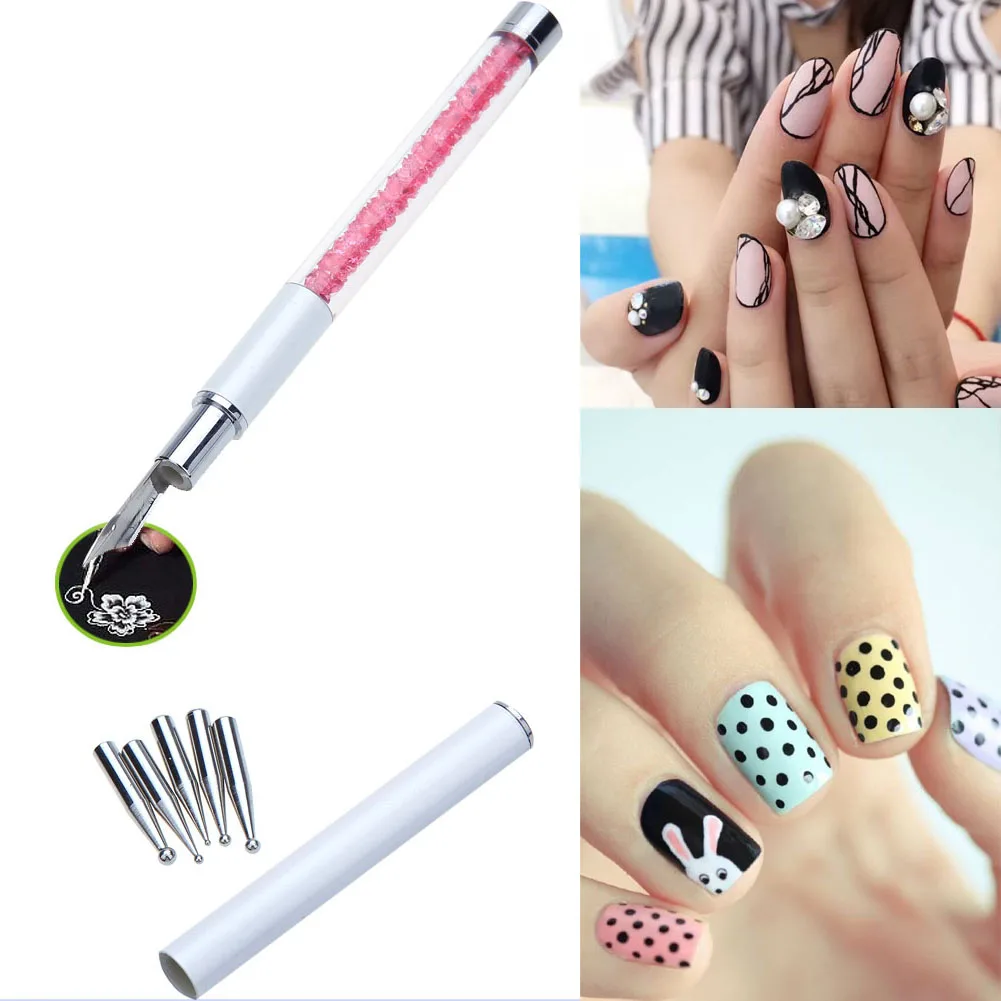 1pc Professional Acrylic Handle Nail Art Dotting Brushes UV Gel Polish Painting Drawing Design Brush Manicure Dotting Brush
1pc Professional Acrylic Handle Nail Art Dotting Brushes UV Gel Polish Painting Drawing Design Brush Manicure Dotting Brush