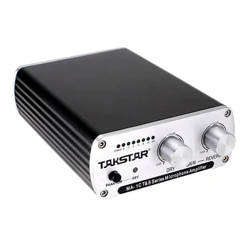 TAKSTAR MA-1C Microphone Amplifier,48v Phantom power function for recording Condenser microphone,3D Adjustable Reverberation
TAKSTAR MA-1C Microphone Amplifier,48v Phantom power function for recording Condenser microphone,3D Adjustable Reverberation