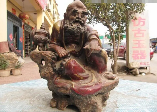 Collectible bronze lion statue S0149 Chinese Old WuCai porcelain Sit DaMo Bodhidharma Dharma ancestor Buddha statue (B0328)
Collectible bronze lion statue S0149 Chinese Old WuCai porcelain Sit DaMo Bodhidharma Dharma ancestor Buddha statue (B0328)