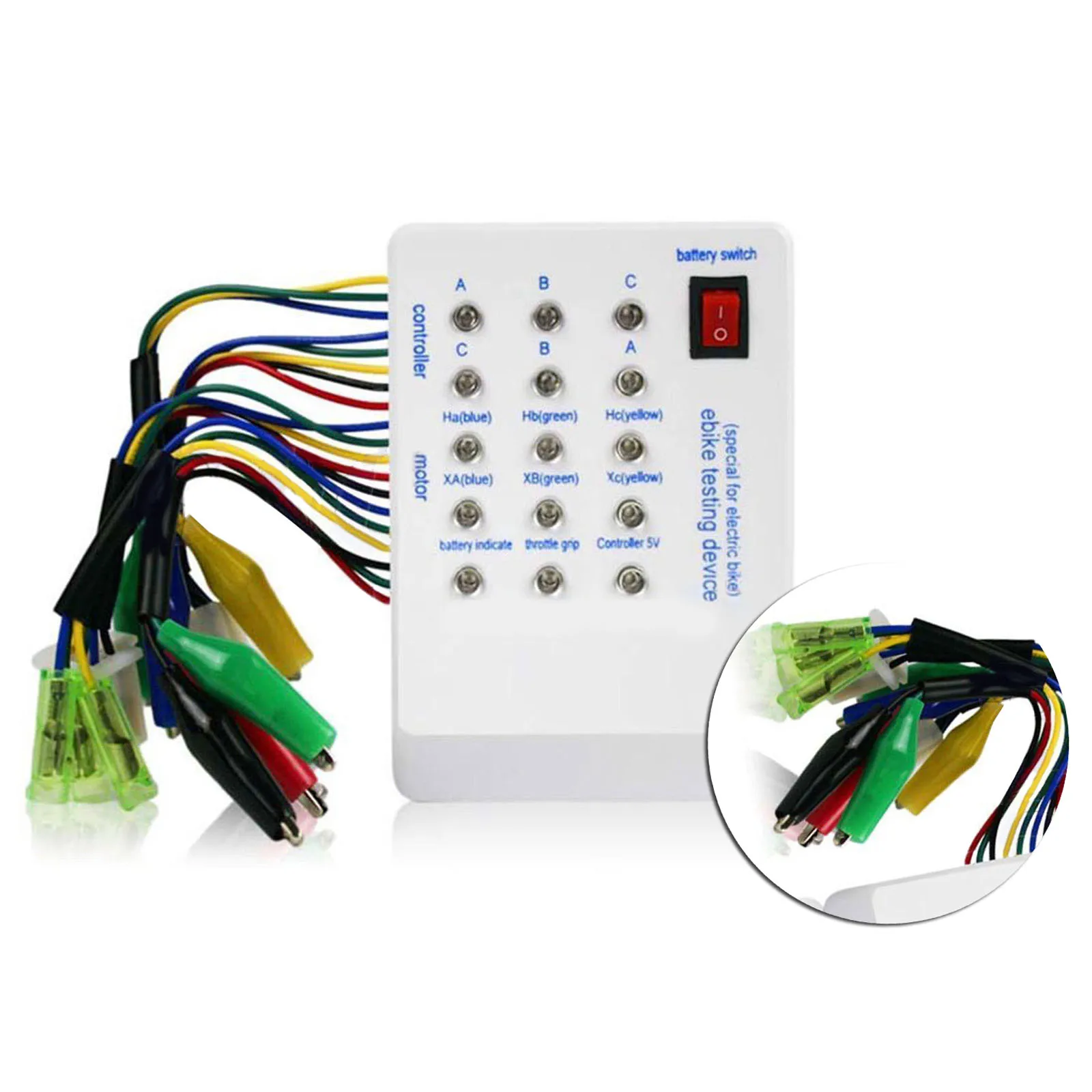 Controller Brushless Motor Tester For Car E-bike 10.5*7.5mm Electro 24V/36V/48V/60V/72V Scooter Portable Useful
Controller Brushless Motor Tester For Car E-bike 10.5*7.5mm Electro 24V/36V/48V/60V/72V Scooter Portable Useful