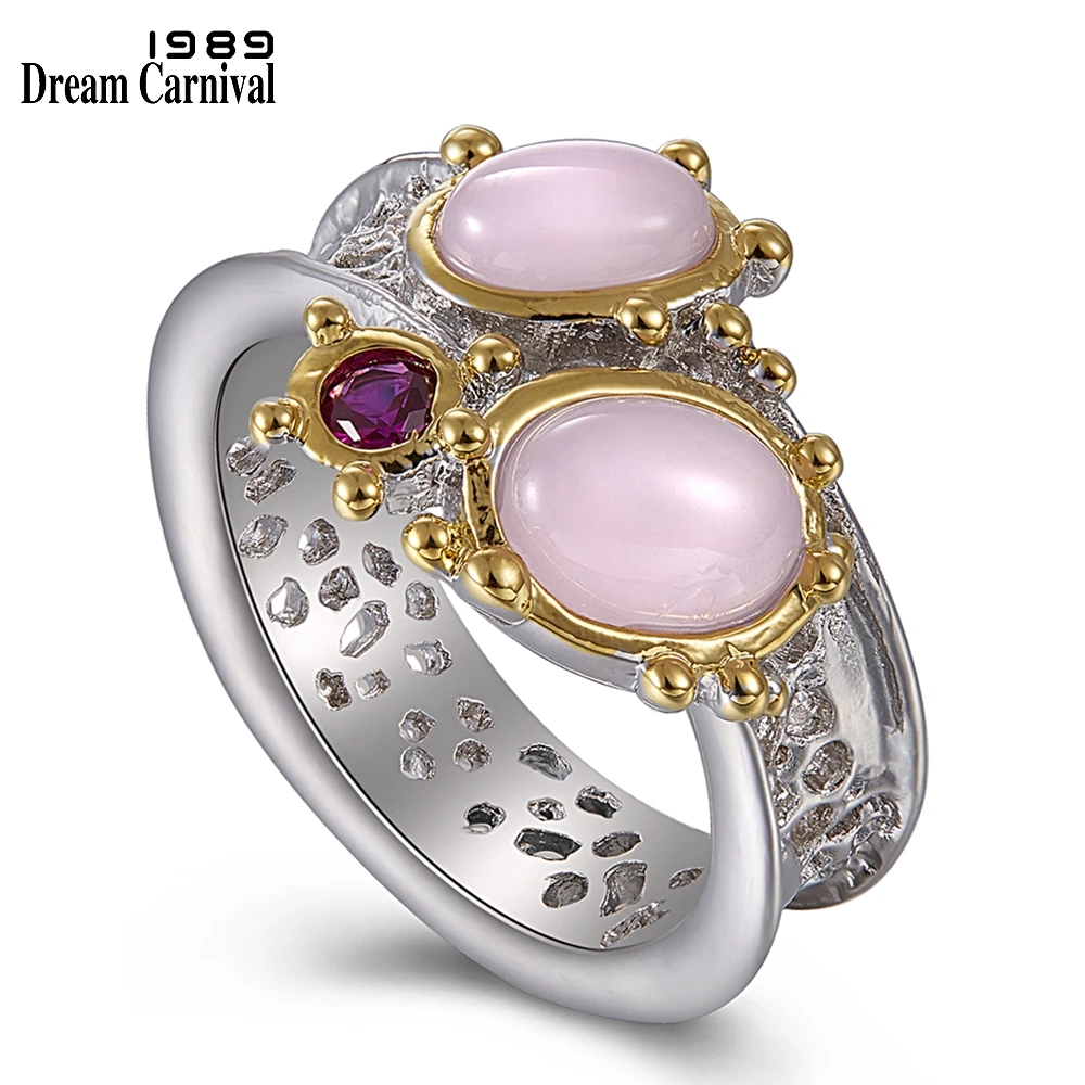 DreamCarnival 1989 New Arrived Silver Gold Color Wedding Engagement Rings for Women Oval Pink Opal Hot Pick Chic Jewelry WA11667
DreamCarnival 1989 New Arrived Silver Gold Color Wedding Engagement Rings for Women Oval Pink Opal Hot Pick Chic Jewelry WA11667