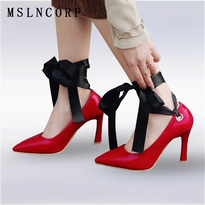 Plus Size 34-48 New fashion Women Fashion High heeled Shallow Mouth Cross Straps Singles Shoes Ankle Strap Pumps Ladies Stiletto
Plus Size 34-48 New fashion Women Fashion High heeled Shallow Mouth Cross Straps Singles Shoes Ankle Strap Pumps Ladies Stiletto