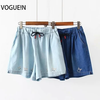 VOGUEIN New Womens Rabbits Embroidered Pockets Drawstring Denim Jeans Short Pants Shorts Wholesale
VOGUEIN New Womens Rabbits Embroidered Pockets Drawstring Denim Jeans Short Pants Shorts Wholesale