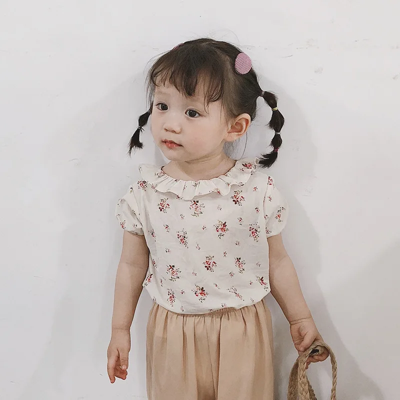 2019 girl baby shredded flower short Sleeve child Korean cotton t-shirt doll collar Shirt Top
2019 girl baby shredded flower short Sleeve child Korean cotton t-shirt doll collar Shirt Top