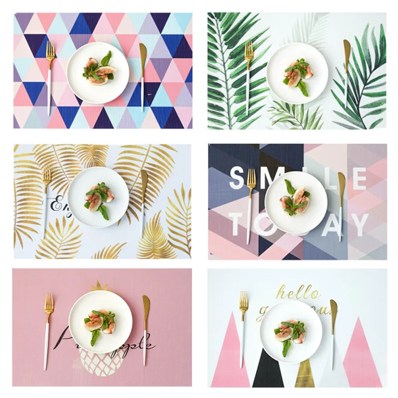 Nordic Glod Pineapple Letter PVC Dinner Mat Pad Cutlery Pads Bowl Mats Placemat for Dining Table Protection Table Accessories
Nordic Glod Pineapple Letter PVC Dinner Mat Pad Cutlery Pads Bowl Mats Placemat for Dining Table Protection Table Accessories