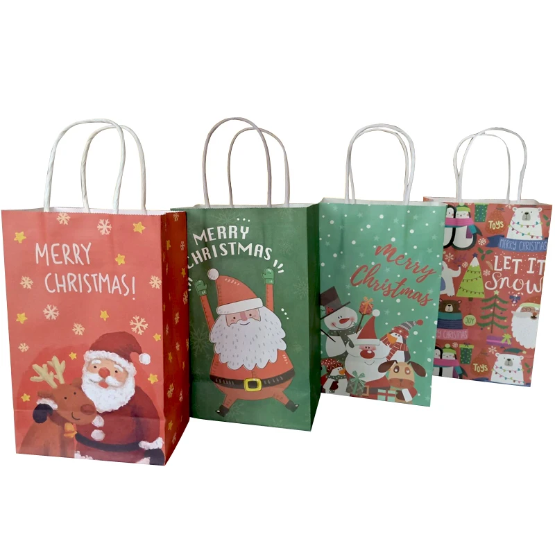 40Pcs/lot Christmas Paper Bag 21*13*8cm Multifuntion Festival gift bag with Handles Christmas Party Supply For Party Wholesale
40Pcs/lot Christmas Paper Bag 21*13*8cm Multifuntion Festival gift bag with Handles Christmas Party Supply For Party Wholesale