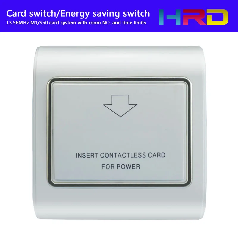 Hotel M1 S50 Card electric Switch 180v~250v 220V/30A White-Silver Plane Inductive Switch With time and room NO. limit
Hotel M1 S50 Card electric Switch 180v~250v 220V/30A White-Silver Plane Inductive Switch With time and room NO. limit