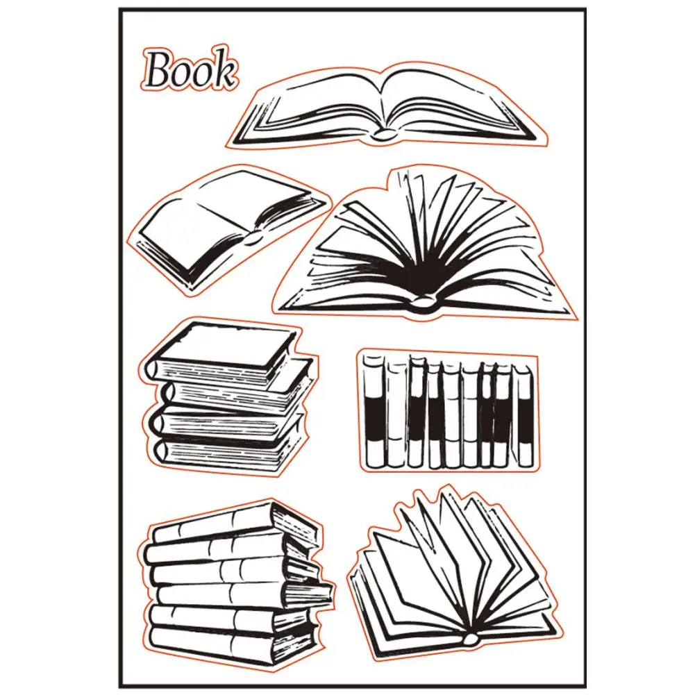 1PC New Arrival Scrapbook Transparent Silicone Rubber Stamp Lot Handmade DIY Cute Books Seal Embossing Die Embossed Dies
1PC New Arrival Scrapbook Transparent Silicone Rubber Stamp Lot Handmade DIY Cute Books Seal Embossing Die Embossed Dies