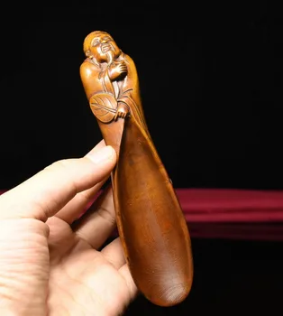 wedding decoration Chinese Folk Collection Boxwood Wood Carving Old Man people Statue Tea spoon
wedding decoration Chinese Folk Collection Boxwood Wood Carving Old Man people Statue Tea spoon