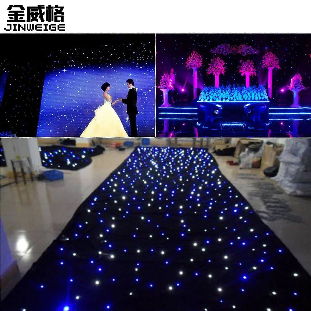 Free Shipping 3Mx5M Led Star Cloth Wedding Backdrop BW Color LED Star Curtain DJ Stage
Free Shipping 3Mx5M Led Star Cloth Wedding Backdrop BW Color LED Star Curtain DJ Stage