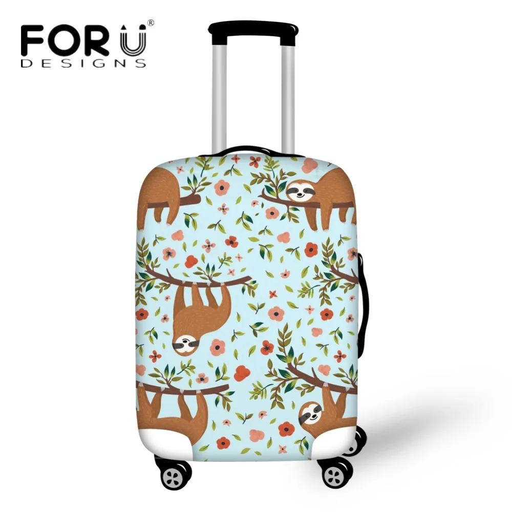 FORUDESIGNS Cartoon Cute Animal Sloth Print Travel Accessories Luggage Protective Covers for 18-30 Inch Trolley Case Rain Cover
FORUDESIGNS Cartoon Cute Animal Sloth Print Travel Accessories Luggage Protective Covers for 18-30 Inch Trolley Case Rain Cover