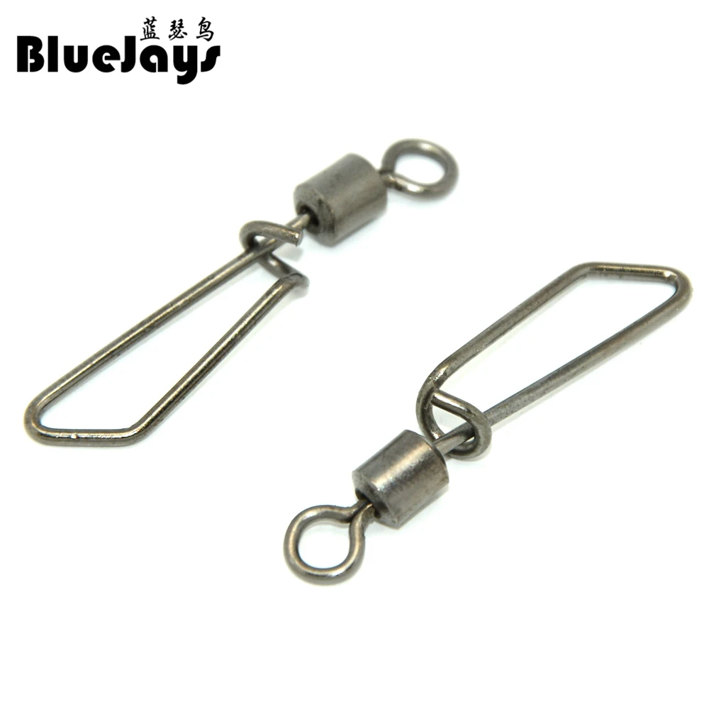 BlueJays 20pcs/lot Fishing Swivel Stainless Steel Rolling Swivel With Snap Fishhook Lure Connector Fish Hook
BlueJays 20pcs/lot Fishing Swivel Stainless Steel Rolling Swivel With Snap Fishhook Lure Connector Fish Hook