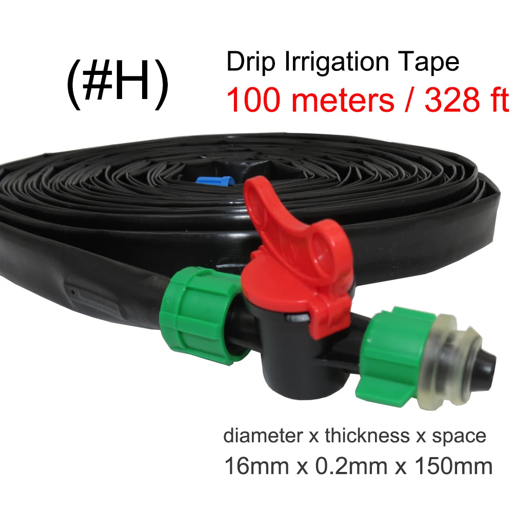 MUCIAKIE 16MM 0.2mm Thickness 150mm Space Drip Irrigation Tape 5/8'' Garden Greeenhouse Vinyl Tunnel Tubing Gardening Tape
MUCIAKIE 16MM 0.2mm Thickness 150mm Space Drip Irrigation Tape 5/8'' Garden Greeenhouse Vinyl Tunnel Tubing Gardening Tape