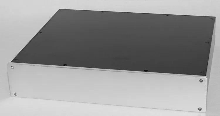 

WA119 Aluminum enclosure Preamp chassis Amplifier case/box size 350*425*80mm