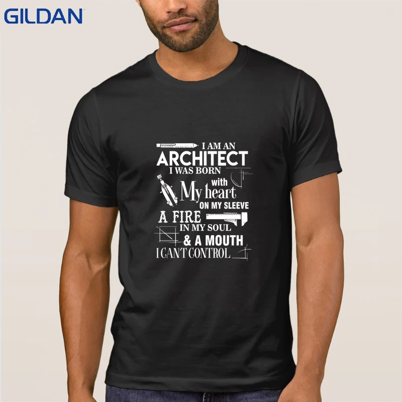 Футболка I Am An Architect персонализированная футболка с уникальным дизайном