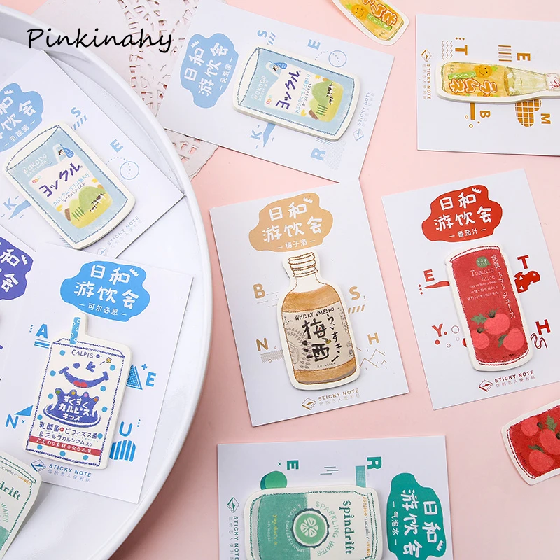 Kawaii Drinks Series Carbonated Plum wine Memo Pad Sticky Notes Bookmark Point It Sticker Paper office School Supplies BQ003
Kawaii Drinks Series Carbonated Plum wine Memo Pad Sticky Notes Bookmark Point It Sticker Paper office School Supplies BQ003