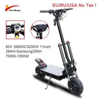 Powerful 3200W Electric Scooter 11" 80km/h Motor Wheel 105km 35AH Battery Adult kick e scooter folding patinete electrico adulto
Powerful 3200W Electric Scooter 11" 80km/h Motor Wheel 105km 35AH Battery Adult kick e scooter folding patinete electrico adulto