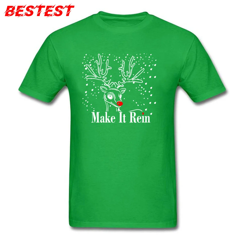 Round Neck MakeItRein Not In Stores 100% Cotton Men's Top T-shirts Cool Short Sleeve Tops T Shirt Wholesale Design Top T-shirts MakeItRein Not In Stores green