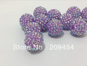 Factory Price 22mm 100pcs/lot Purple AB-Color Resin Rhinestone Beads For Chunky Necklace Making
Factory Price 22mm 100pcs/lot Purple AB-Color Resin Rhinestone Beads For Chunky Necklace Making