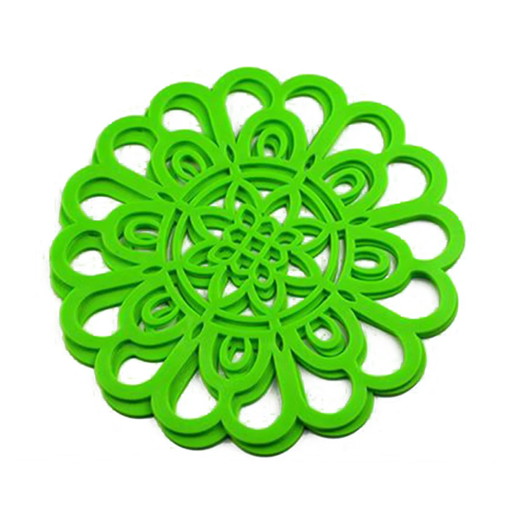 2 Pcs Coaster Holder Trivet Stand Multipurpose Kitchen Tool Anti-skid Out Flower Shape Silicone Mat Pot Pad Flexible Home
2 Pcs Coaster Holder Trivet Stand Multipurpose Kitchen Tool Anti-skid Out Flower Shape Silicone Mat Pot Pad Flexible Home