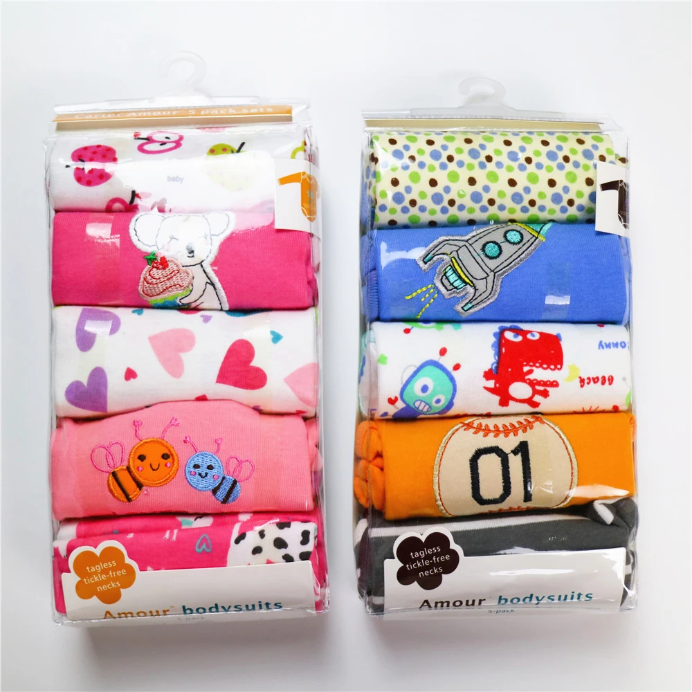 5-Pack Spring Baby Rompers Cotton Boy Overalls Autumn Long Sleeve Boys Girls Clothes Infant Jumpsuits 3M-24M baby ClothingSet
5-Pack Spring Baby Rompers Cotton Boy Overalls Autumn Long Sleeve Boys Girls Clothes Infant Jumpsuits 3M-24M baby ClothingSet